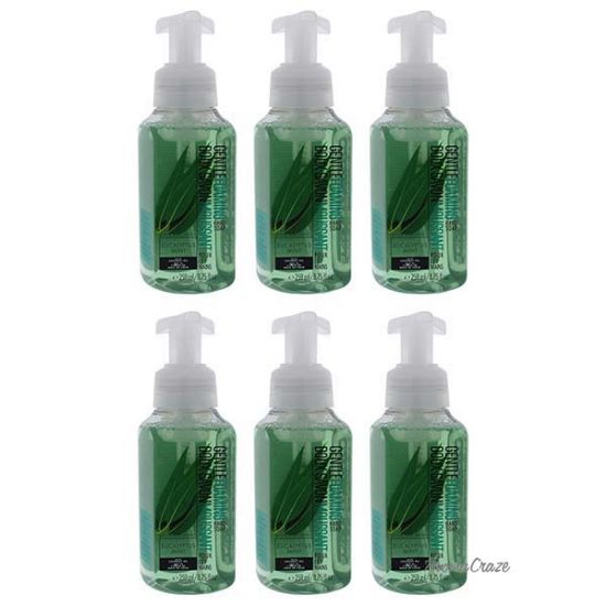 Eucalyptus Mint With Coconut Oil Hand Soap by Bath and Body Works for Unisex - 8.75 oz Soap - Pack of 6