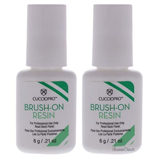 Brush On Resin by Cuccio Pro for Women 0.5 oz Nails Resin Pack of 2