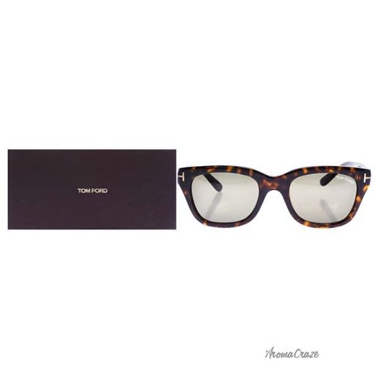 Tom Ford TF237 52N Snowdon - Dark Havana/Green by Tom Ford for Men - 52-20-140 mm Sunglasses