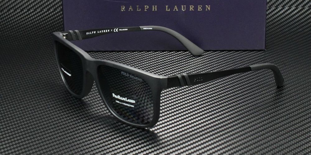 Polo Ralph Lauren Black Polarized Sunglasses
