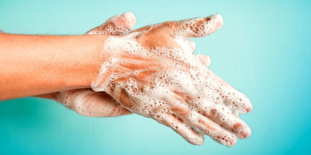 Washing of Hands with Soap under Running Water